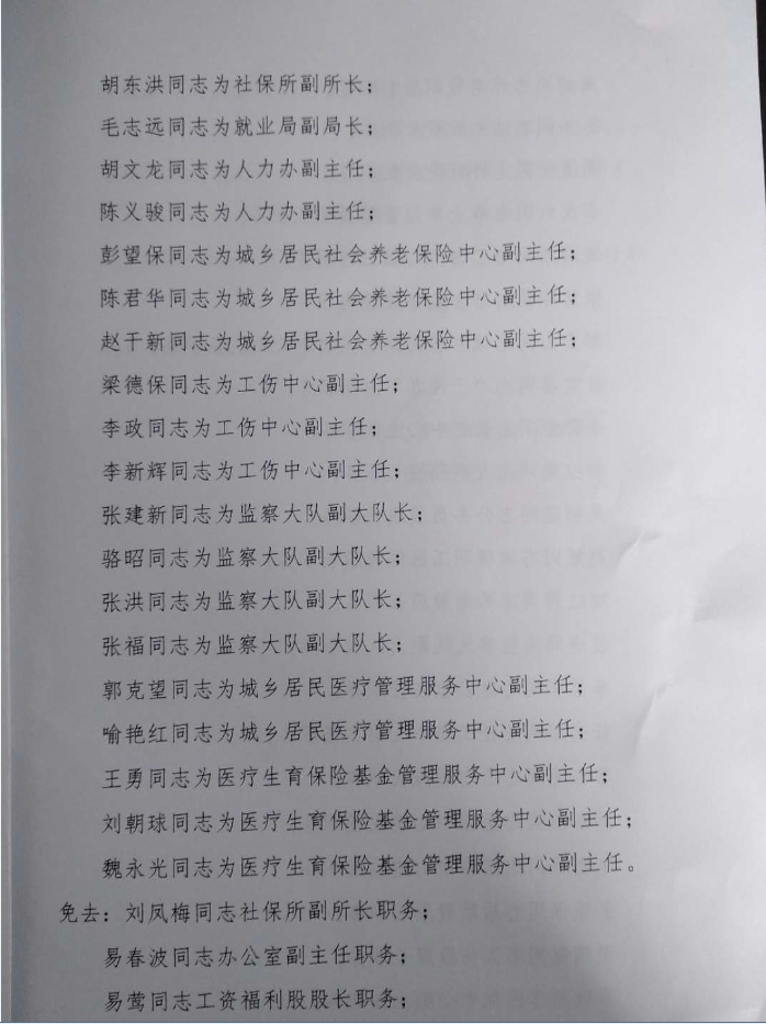 呼兰区人力资源和社会包管局人事任命最新动态