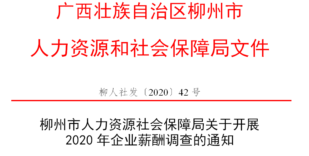 柳南区人力资源和社会包管局最新项目